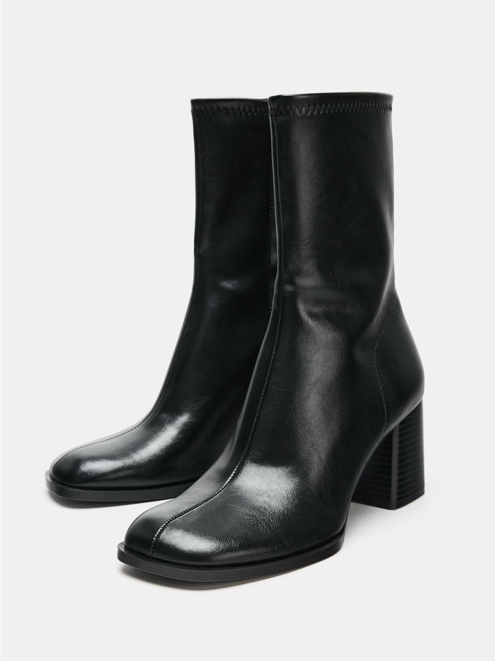 ZARA Ankle Boots Block Heel NWT ❗️ Sz:10